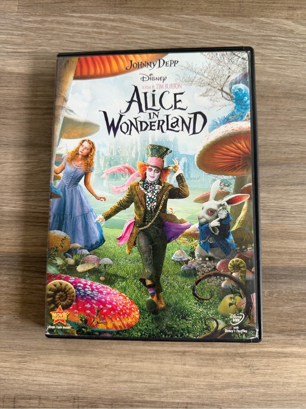 Alice in Wonderland Mad Hatter DVD